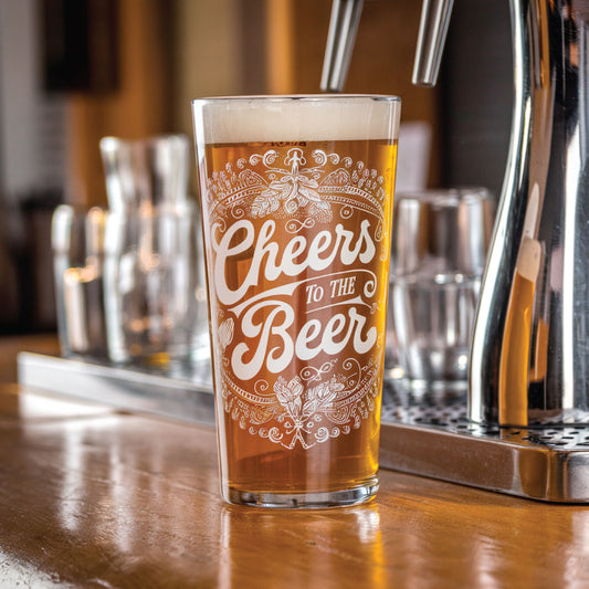 Custom Pint Glass Full Color Wraparound Print