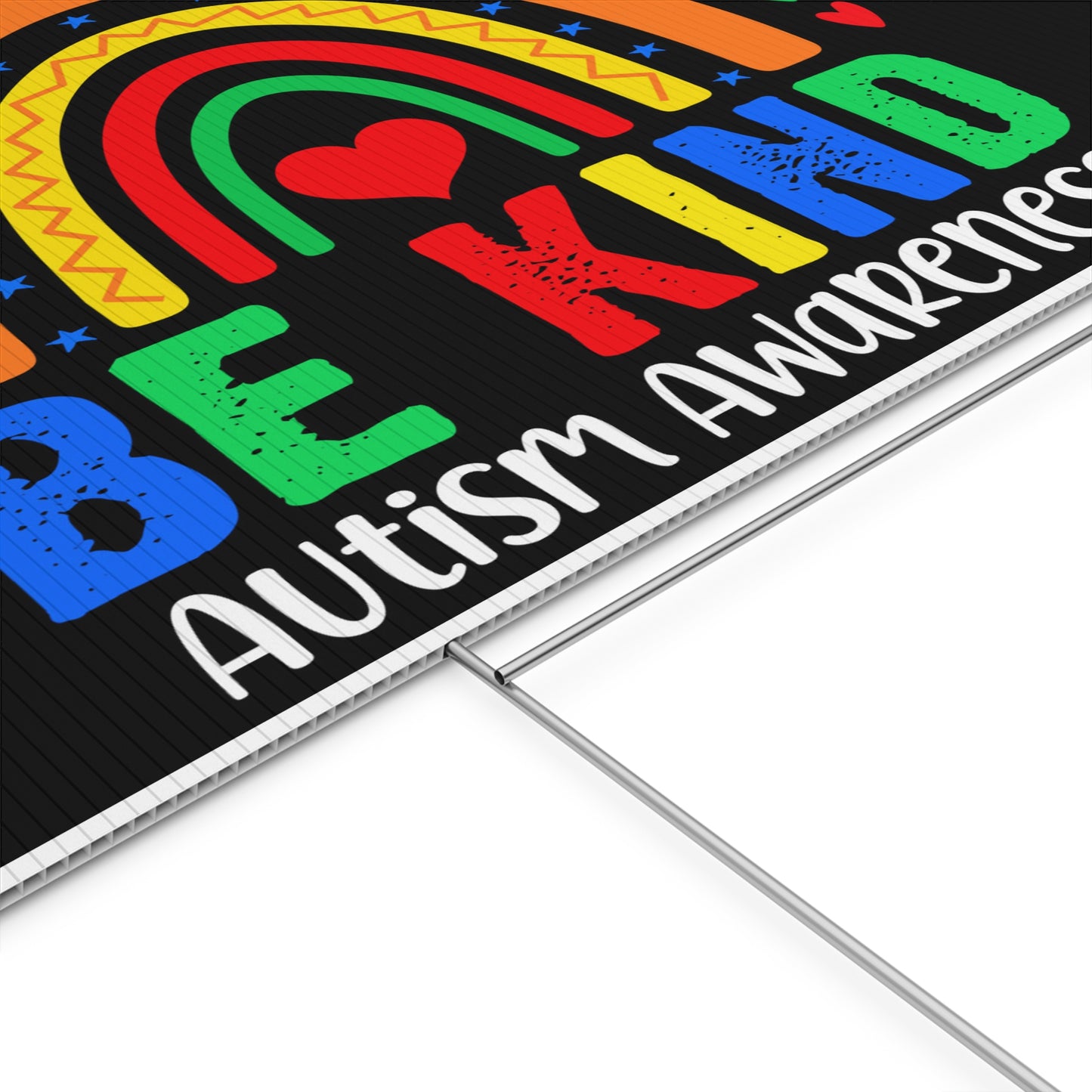 Autism Awareness Yard Sign Be Kind