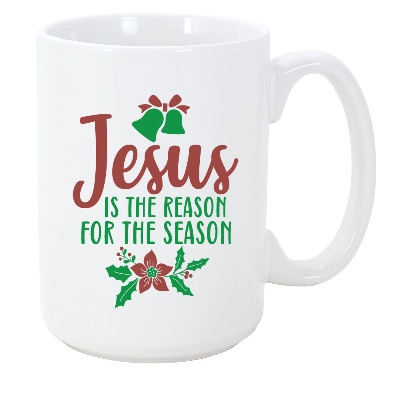 Jesus is the Reason for the Season Coffee Mug, 11oz | 15oz | 20oz, Black Ringer Coffee Mug 11oz, Travel Mug 14oz, Latte 12oz, Morph Ceramic Drinkware