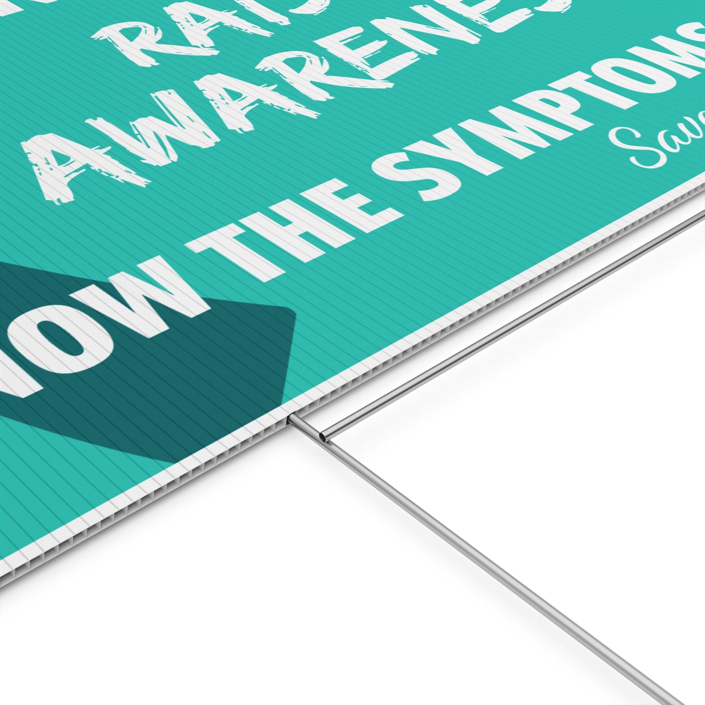 Ovarian Cancer Awareness Yard Sign
