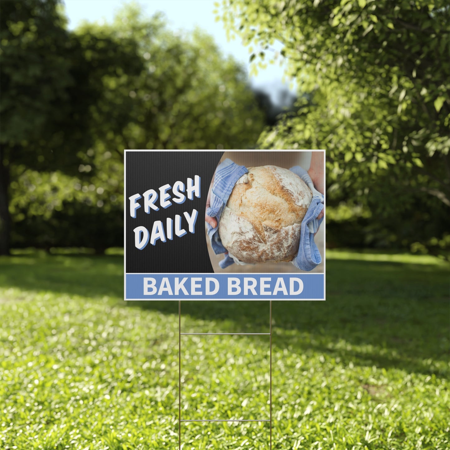 Baked Bread Fresh Daily Sourdough Sign