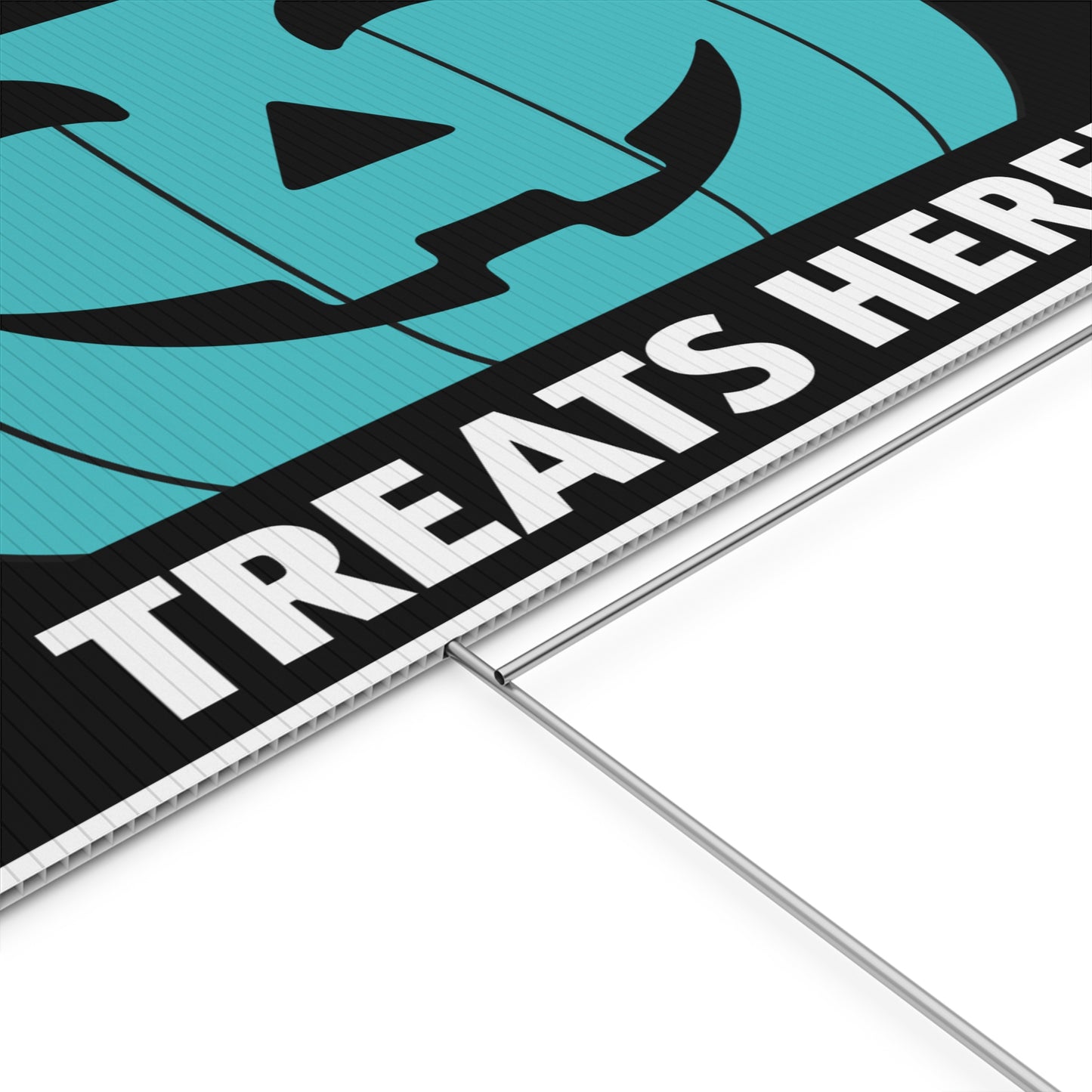 Blue Pumpkin Allergy Friendly Treats Halloween Yard Sign