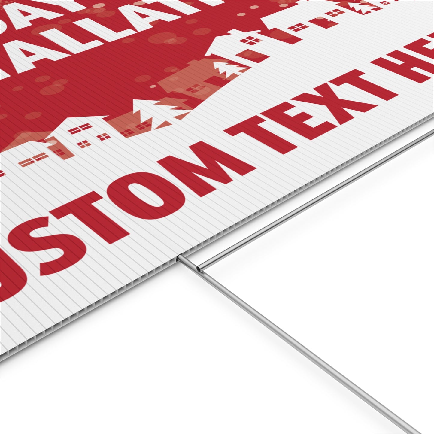 Christmas Light Installation Yard Sign