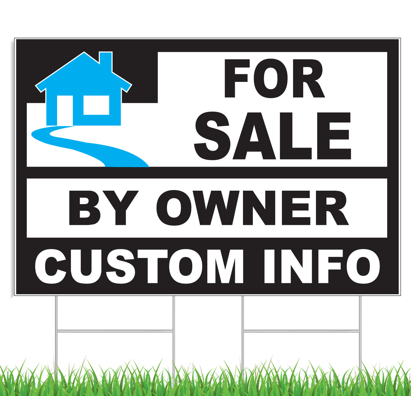 Custom House For Sale By Owner Lawn Sign Extra Large