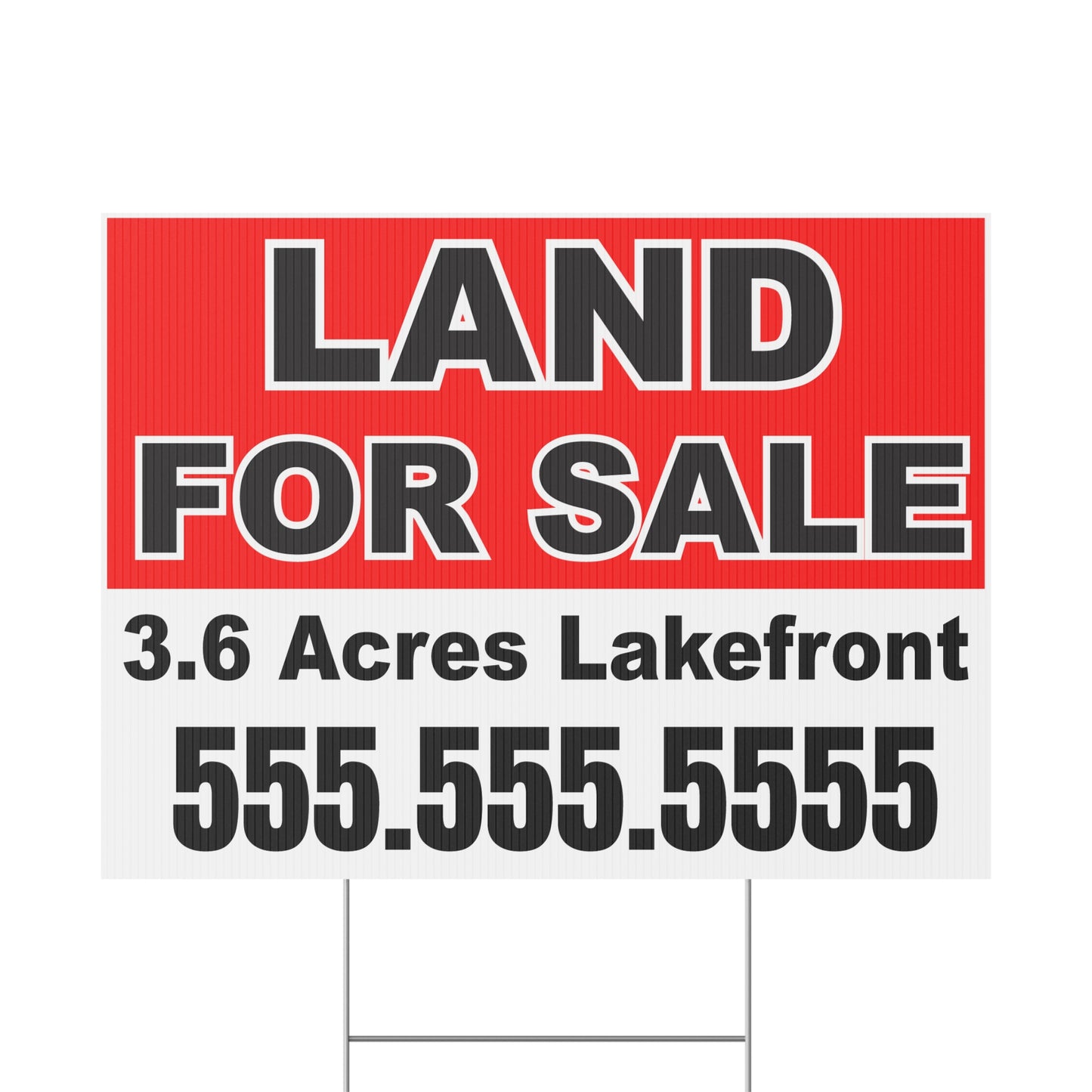 Custom Land For Sale Yard Sign