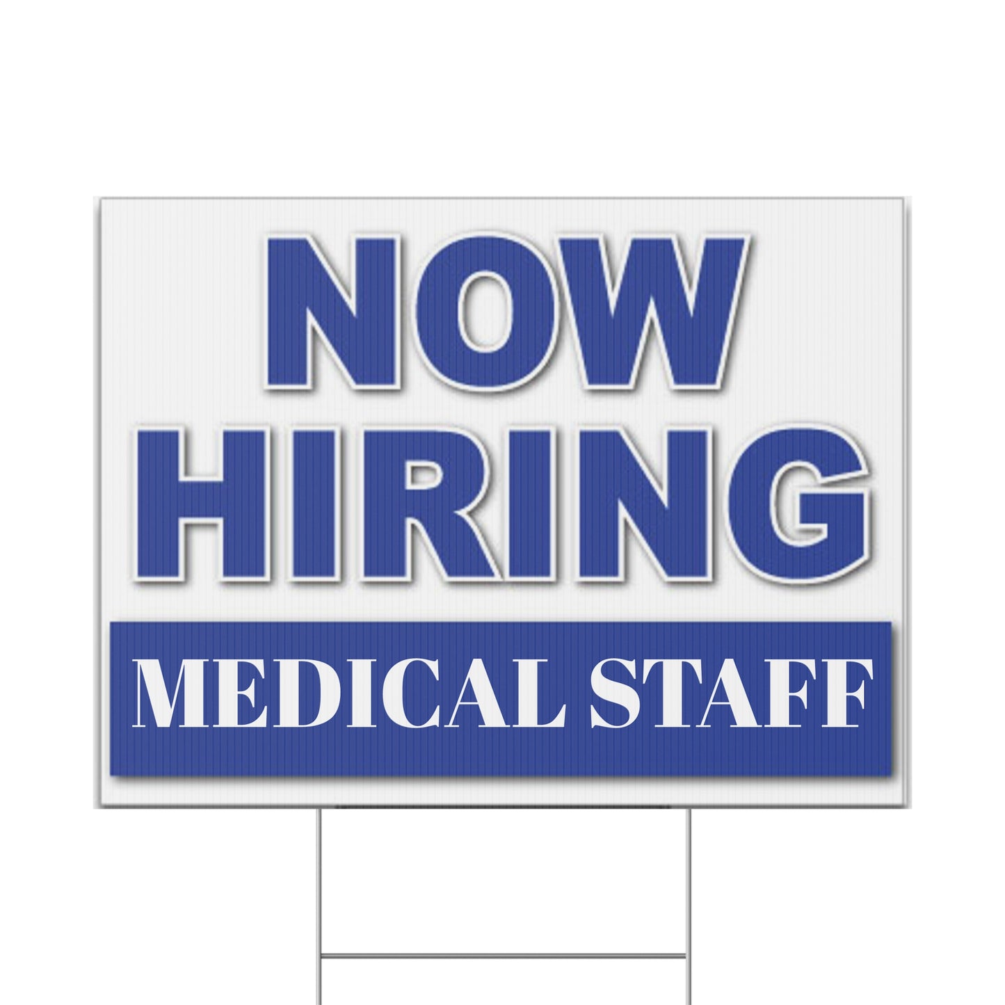 Custom Now Hiring Medical Sign