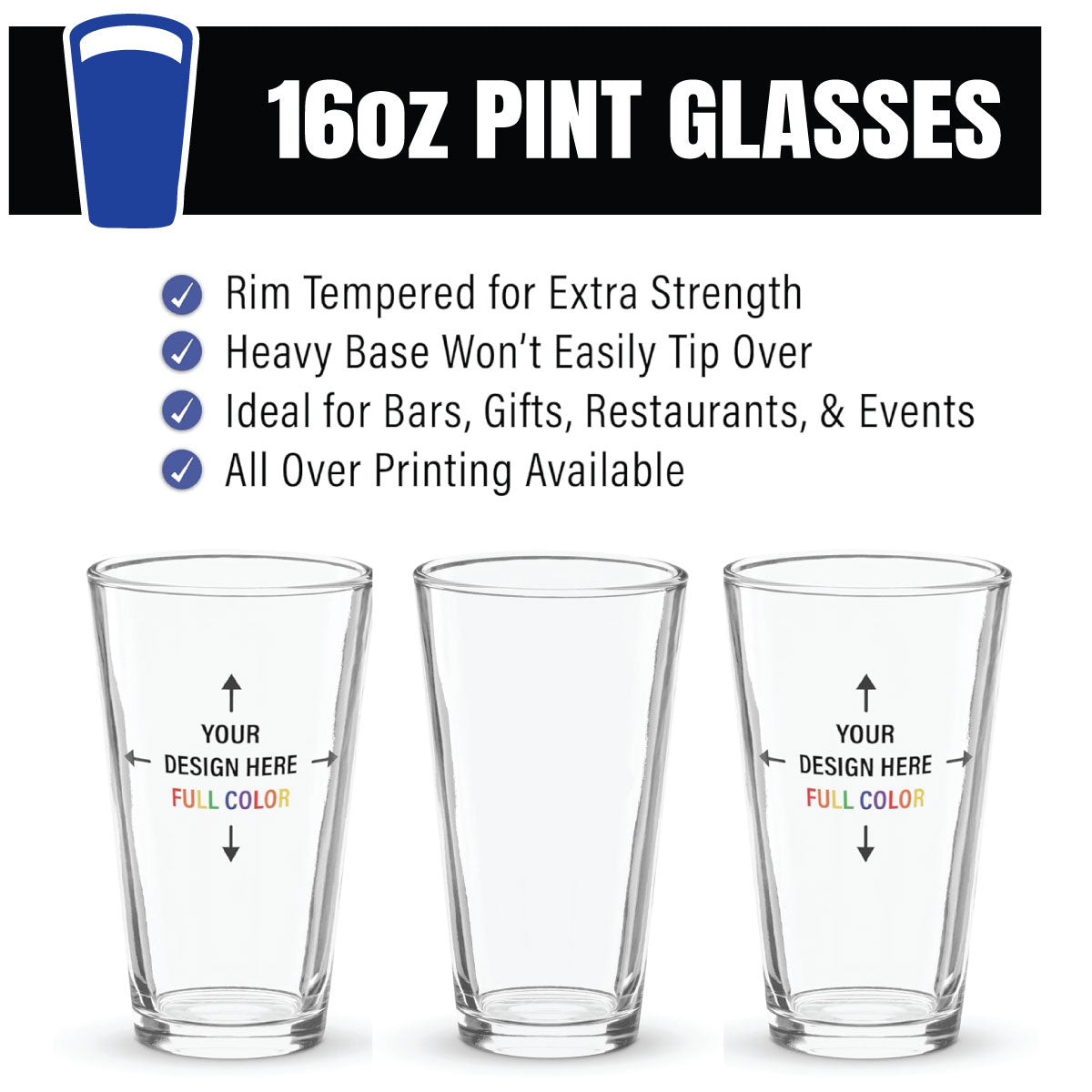 Custom Pint Glasses