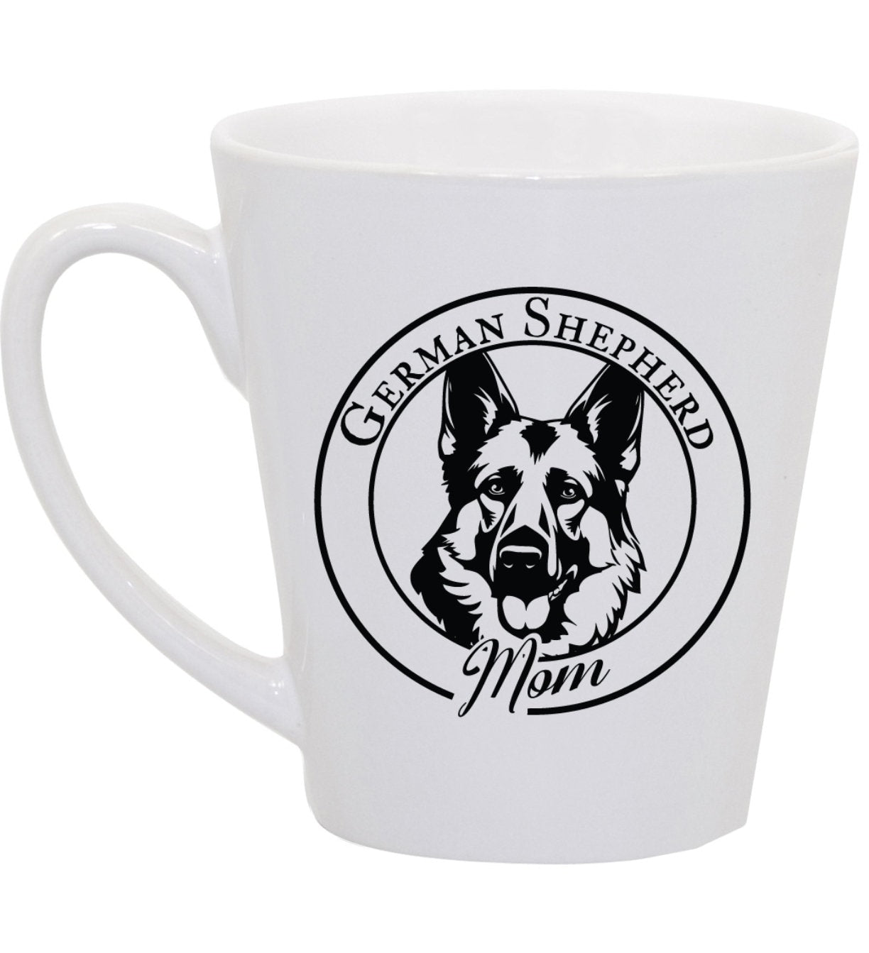German Shepherd Mom Latte Mug