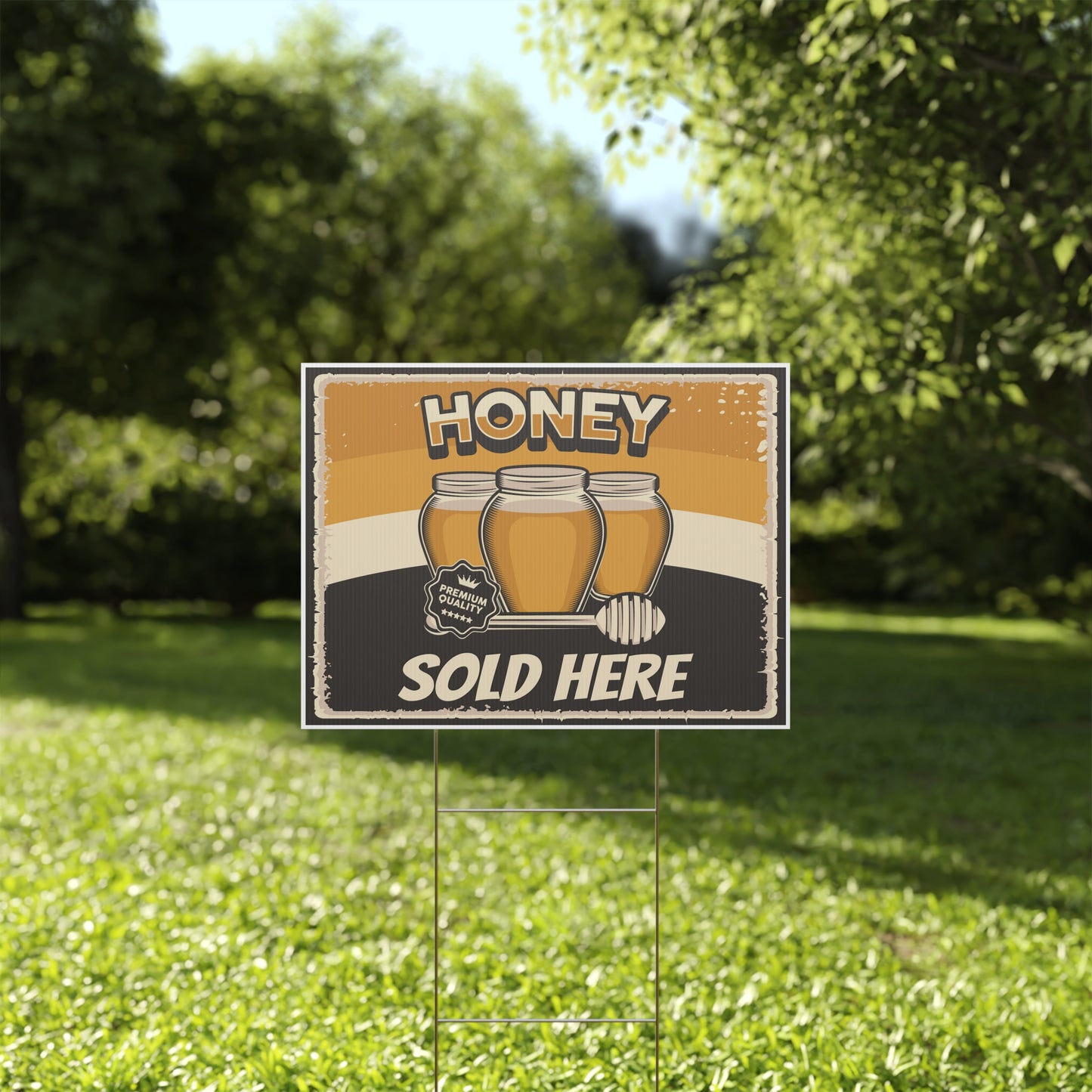 Honey Sold Here Sign Vintage Premium Quality
