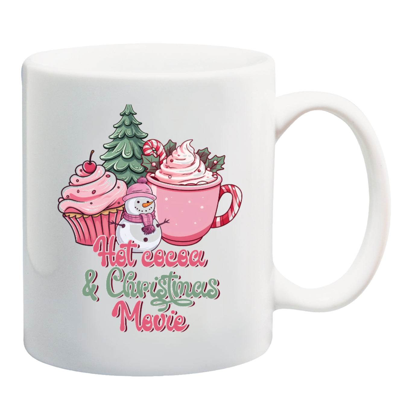 Hot Cocoa Movie Watching Mug 11oz