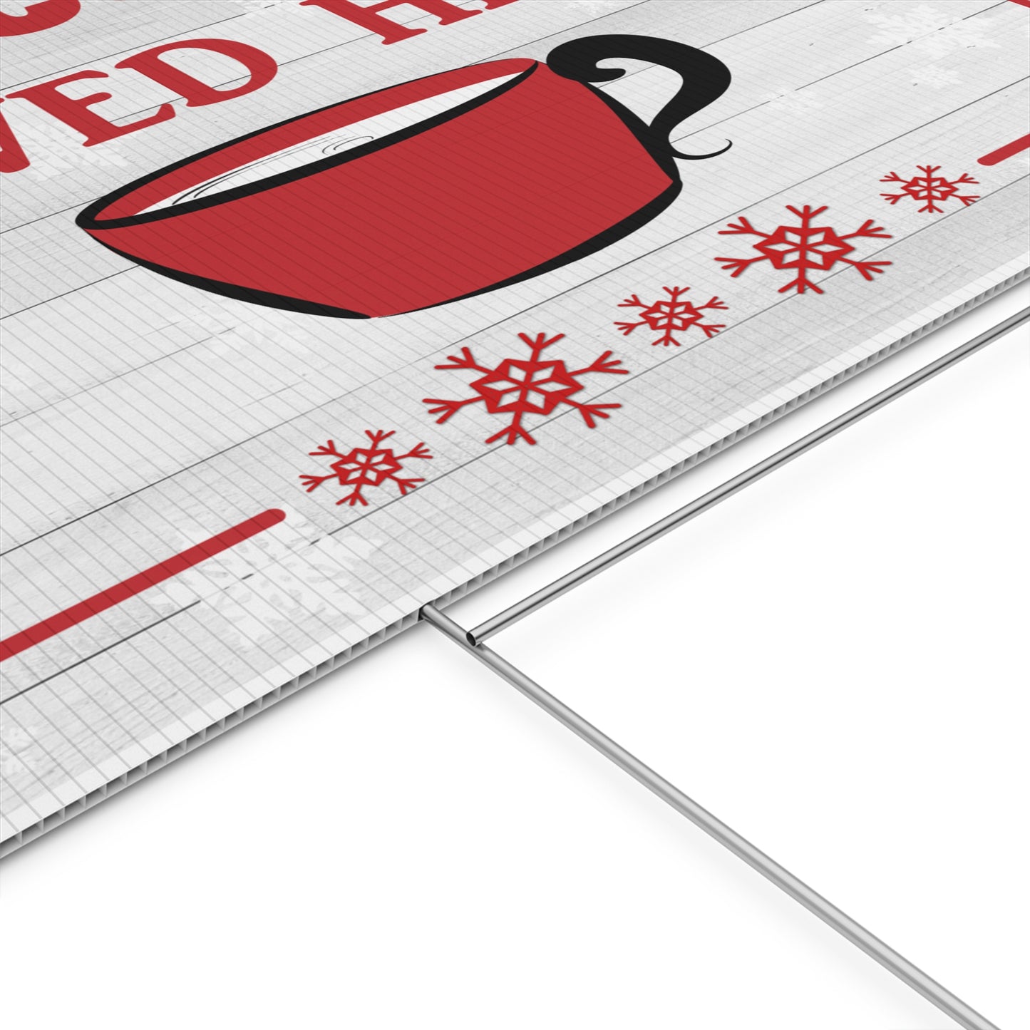 Hot Cocoa Served Here Shop Sign