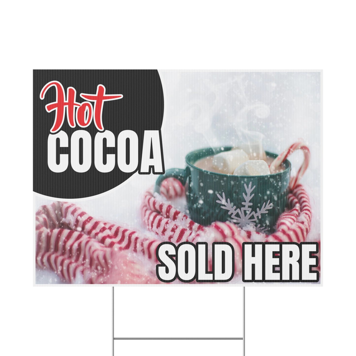 Hot Cocoa Sold Here Business Sign