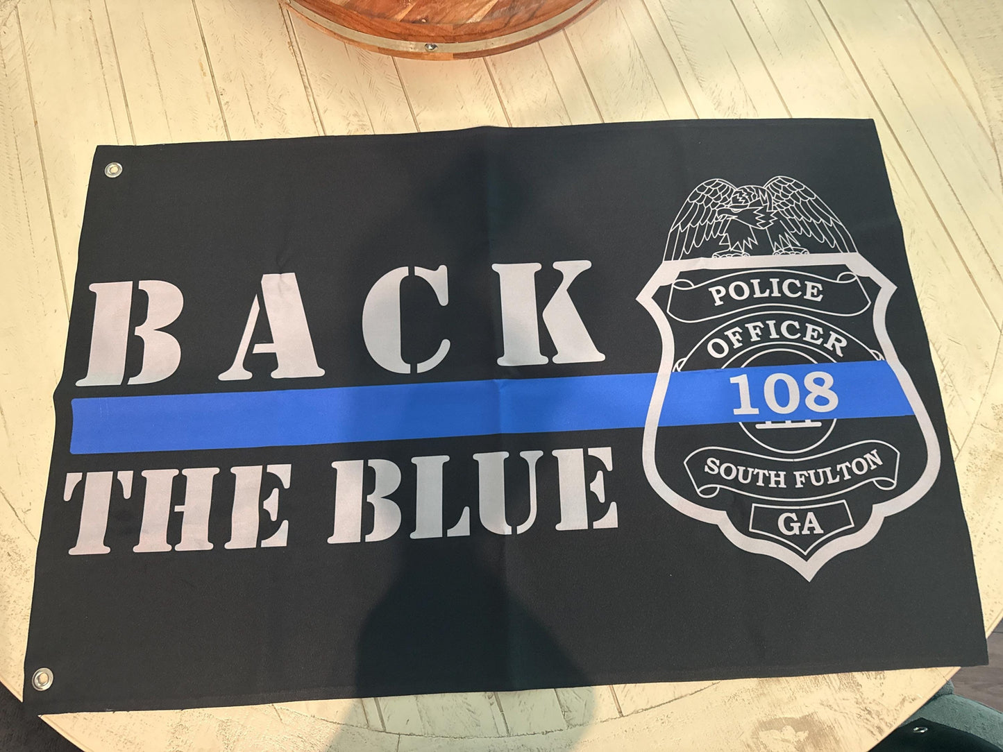 Back The Blue, 36x24 Inch Double Sided Flag