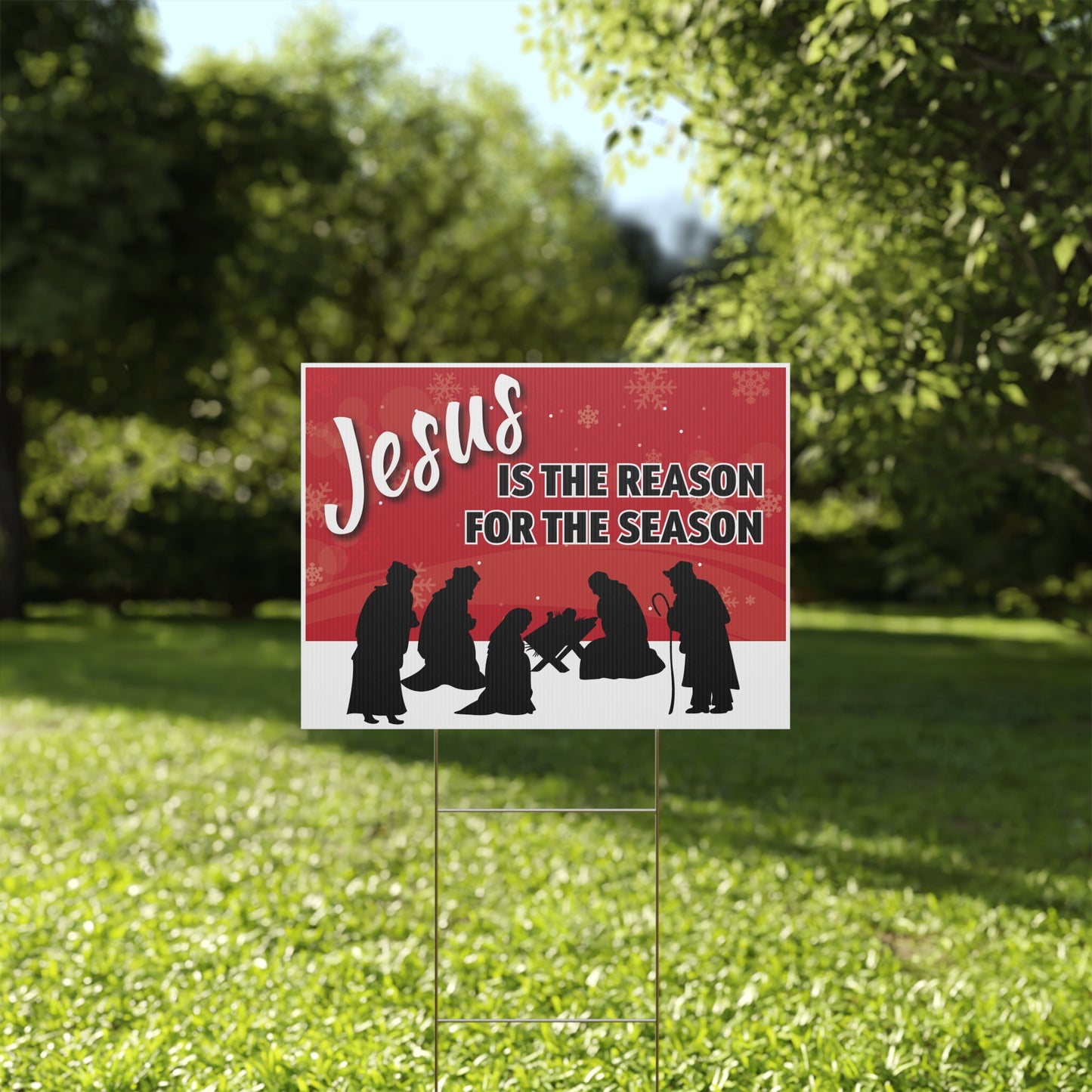 Jesus Is The Reason For The Season Manger