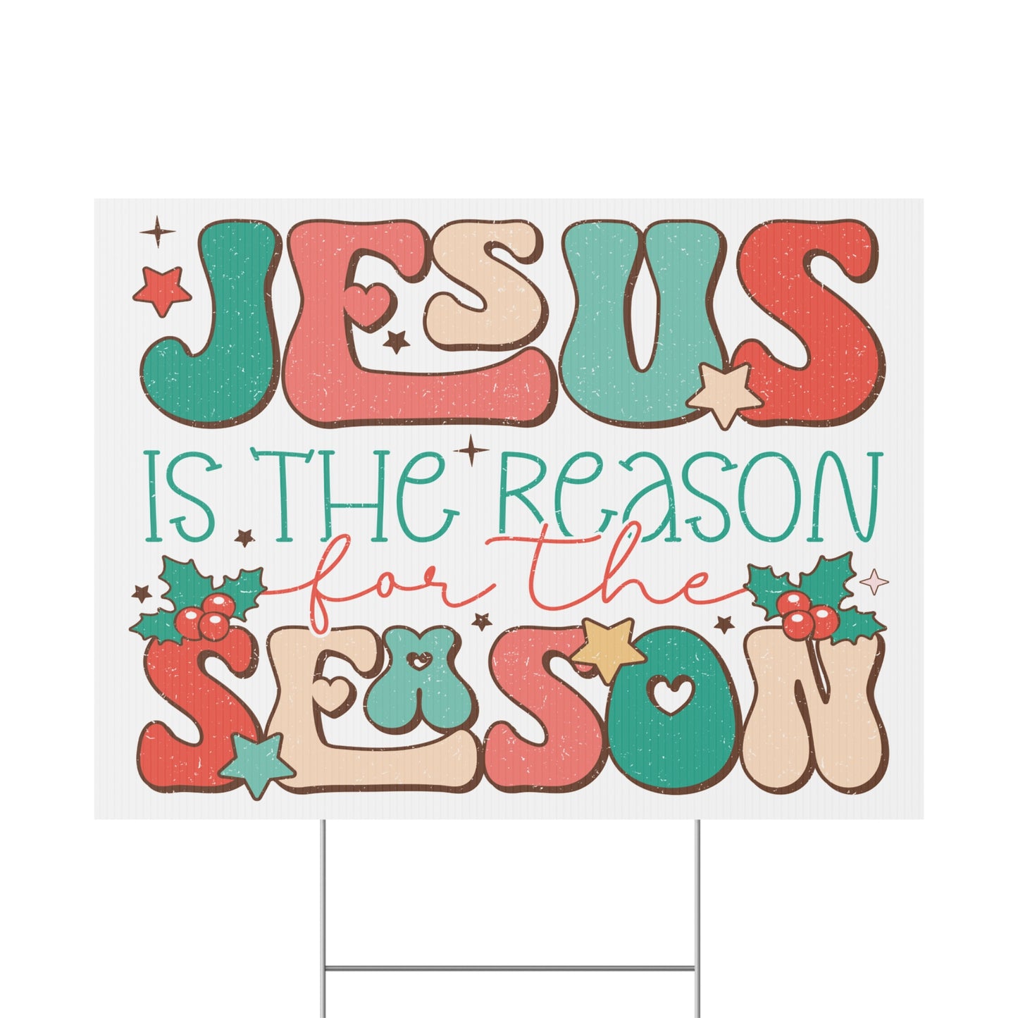 Jesus Is The Reason For The Season Festive Retro