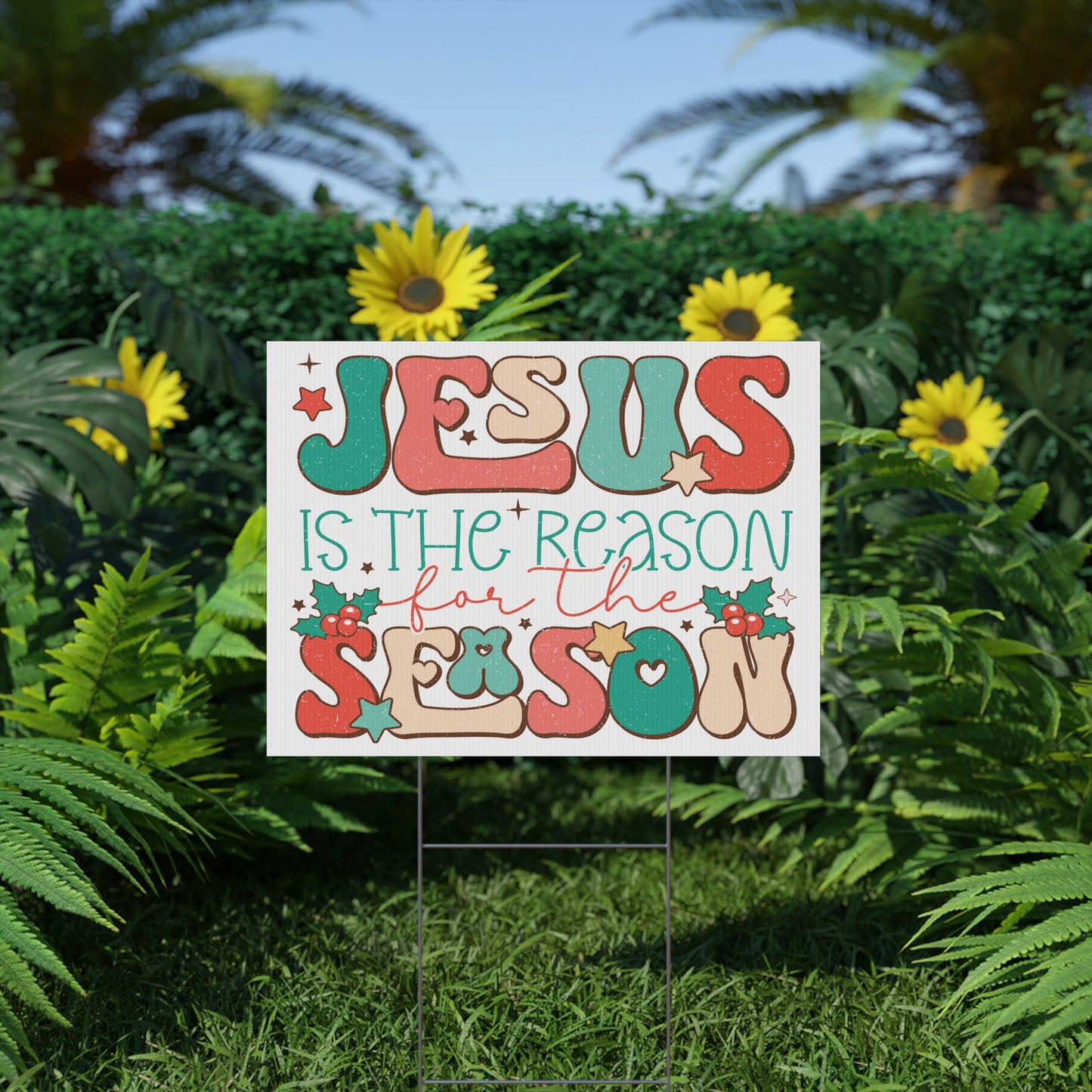 Jesus Is The Reason For The Season Festive Retro