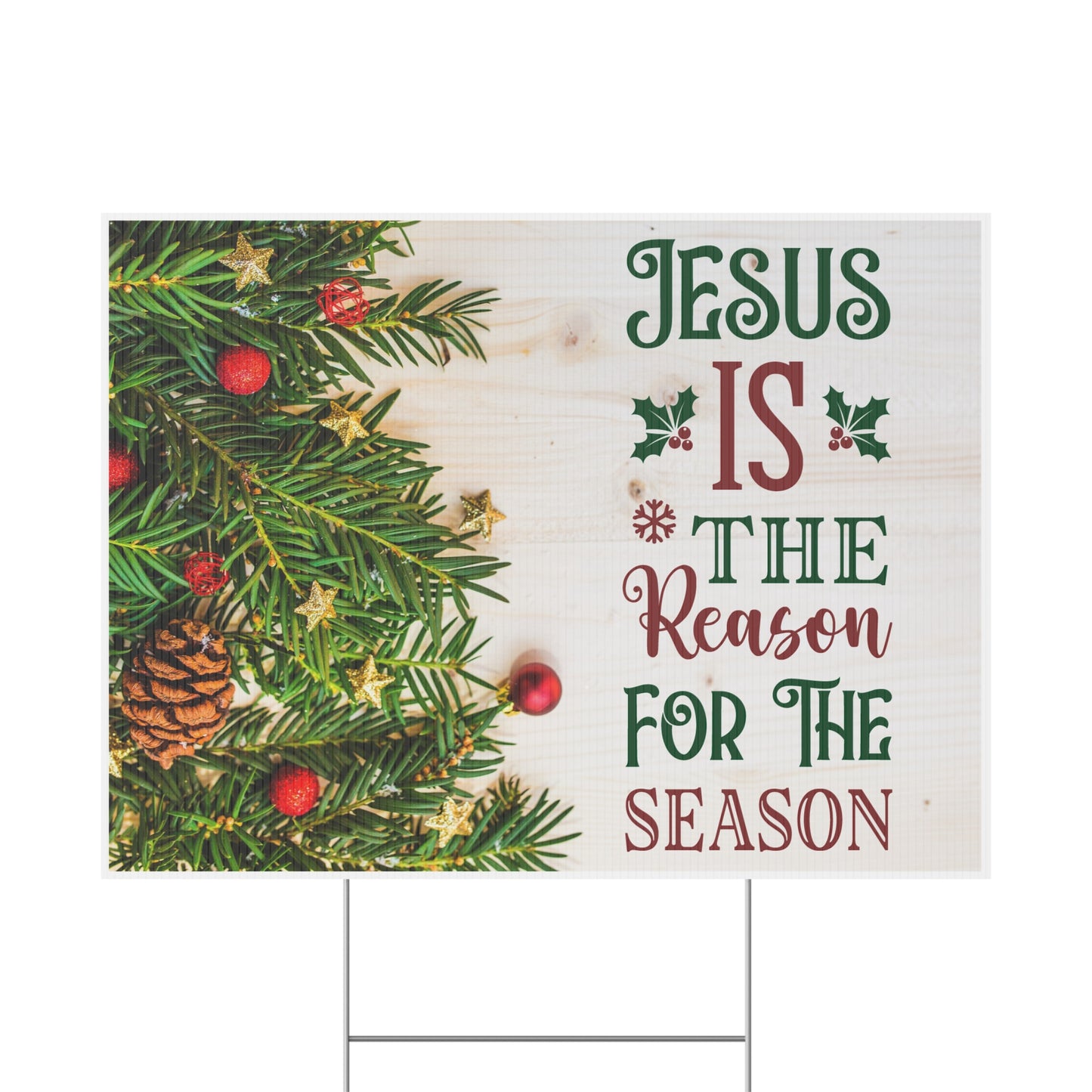 Jesus Is The Reason For The Season Mistletoe