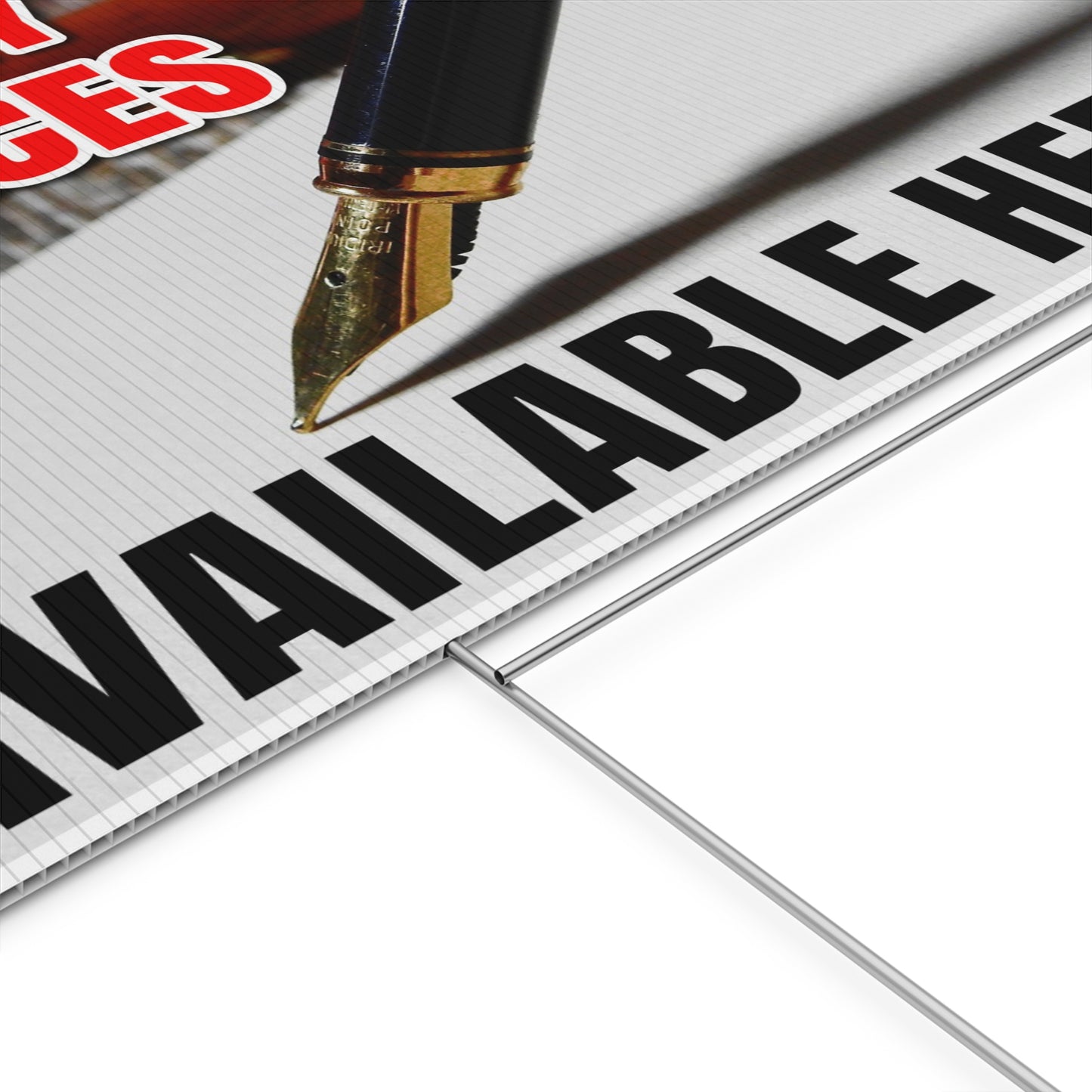 Notary Public Services Available Here Yard Sign