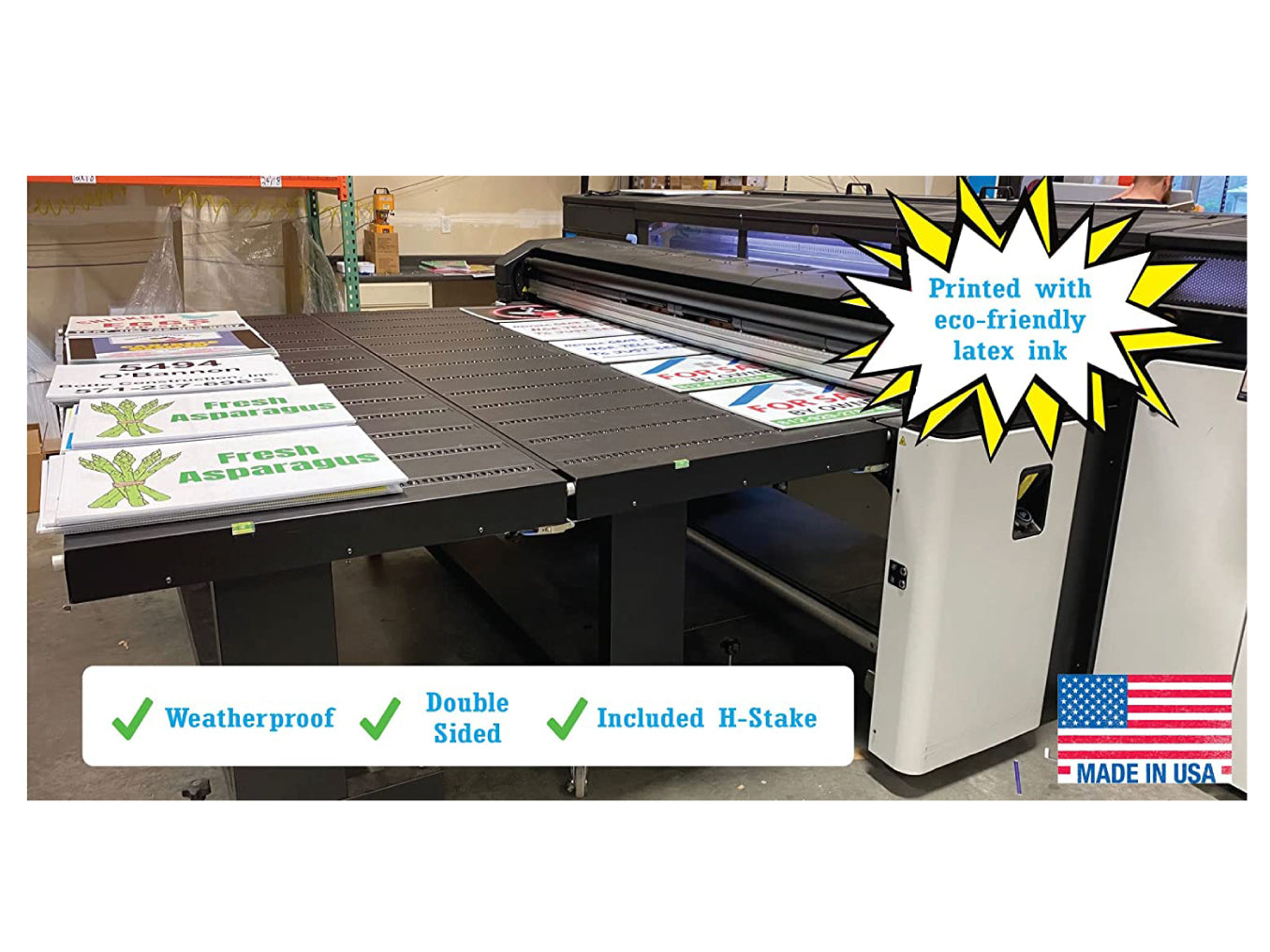 Raise the Notary Fee NY Yard Sign, Double Sided Print, H-Stake Included, v1