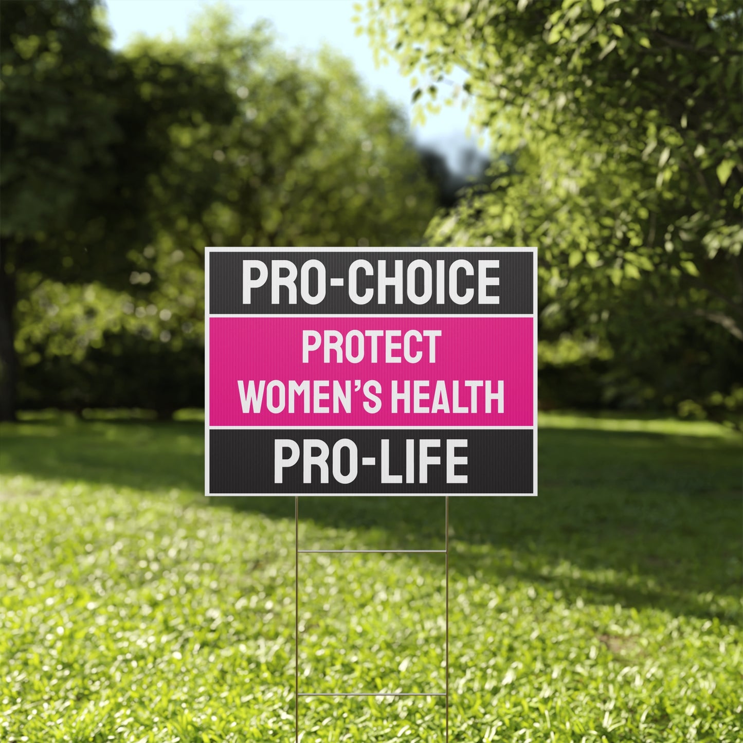 Pro Choice Sign For Abortion Rights
