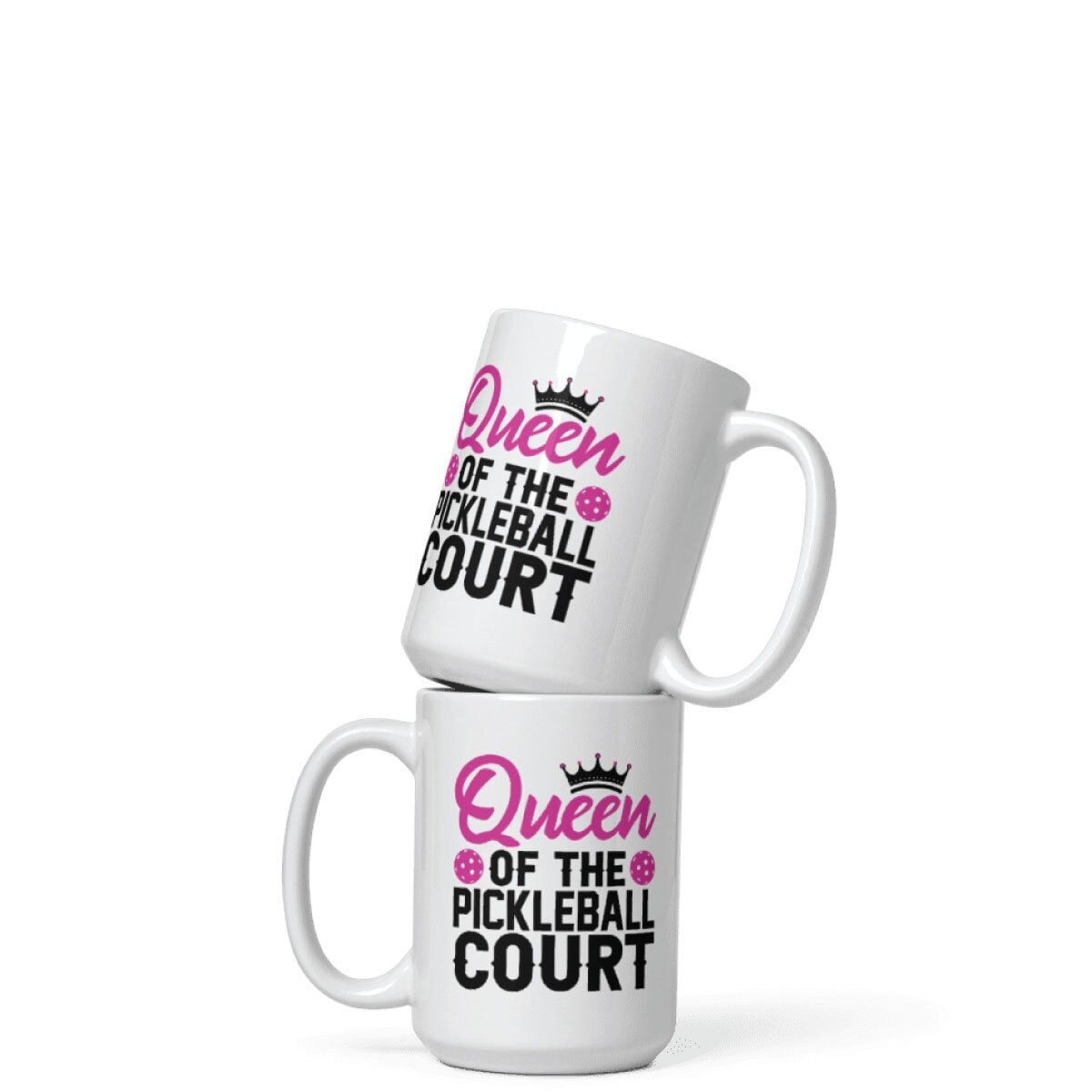 Queen of the Court Pickle Ball Coffee Mug