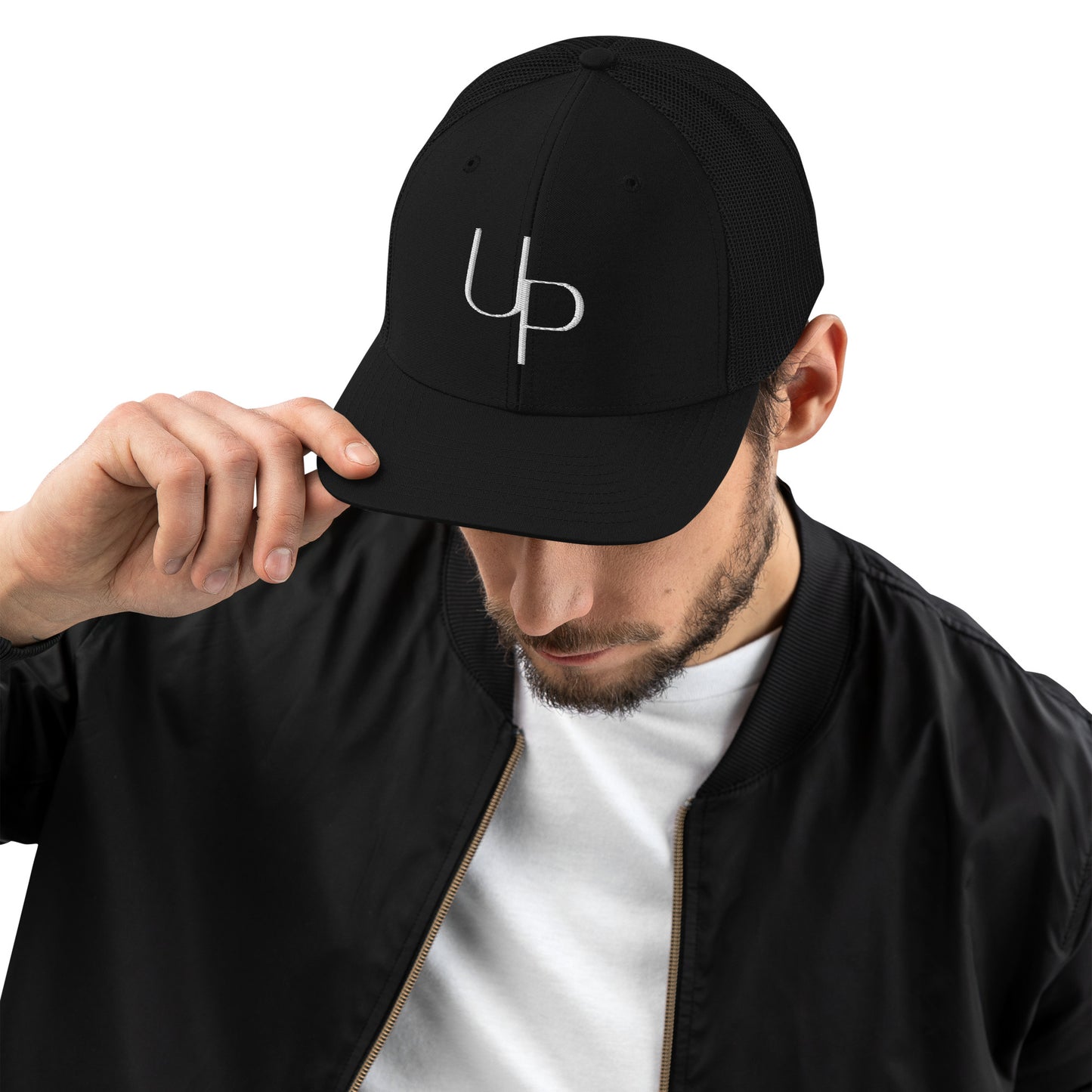 Upright Plumbing Embroidered Trucker Cap