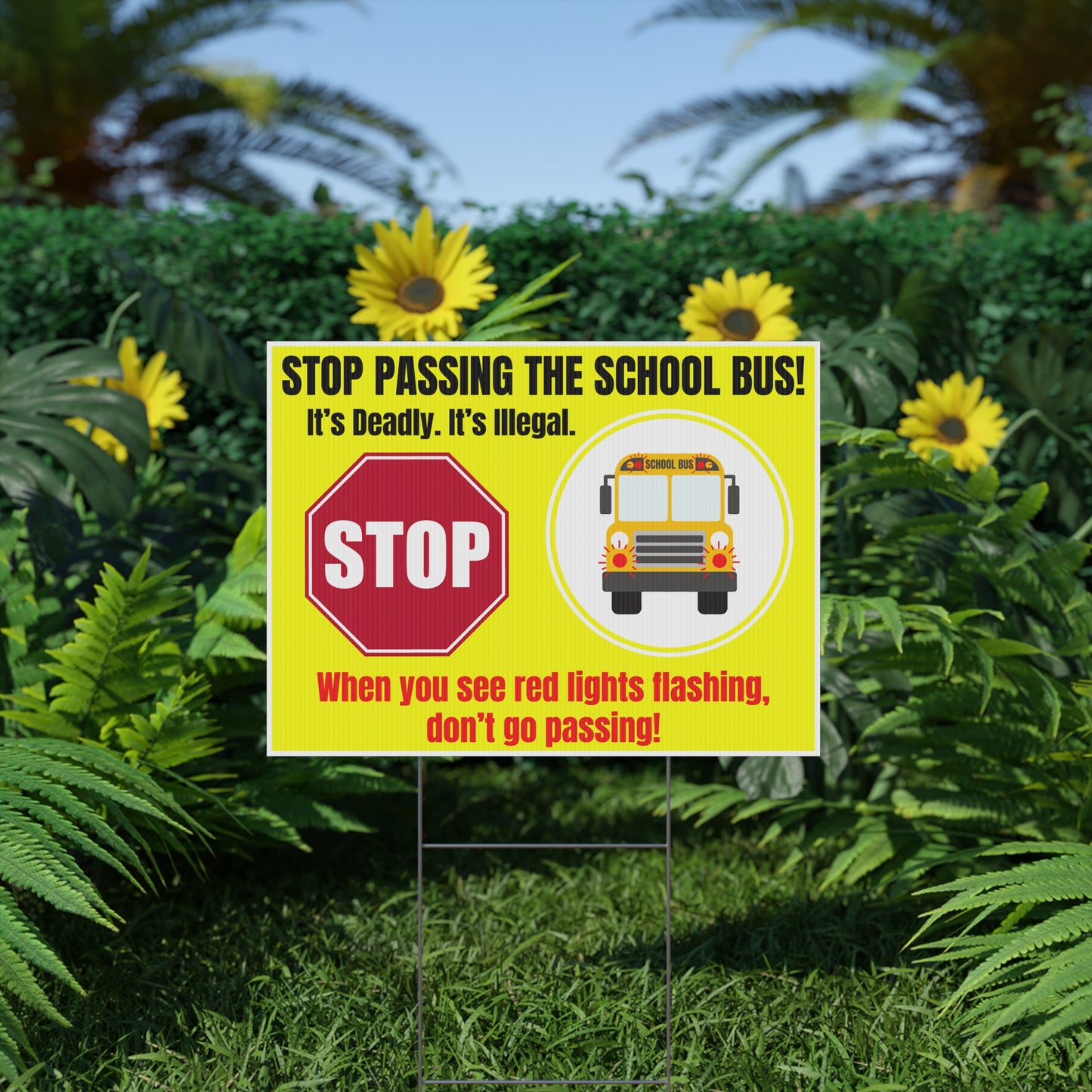 Stop Passing The School Bus Kids Safety