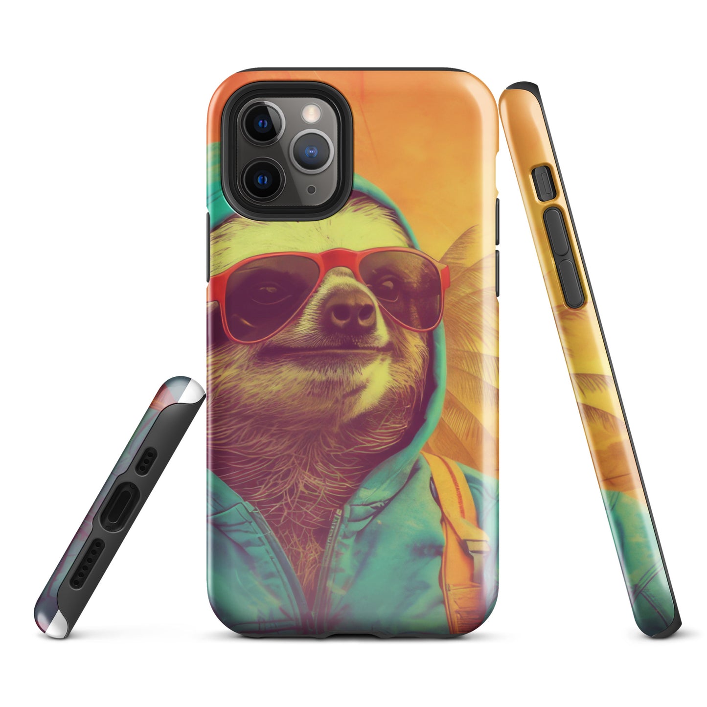 Beach Sloth Tough Case for iPhone®