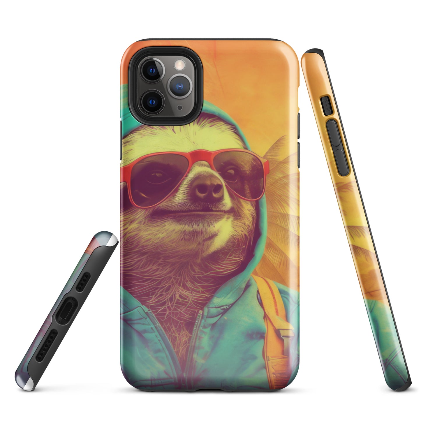 Beach Sloth Tough Case for iPhone®