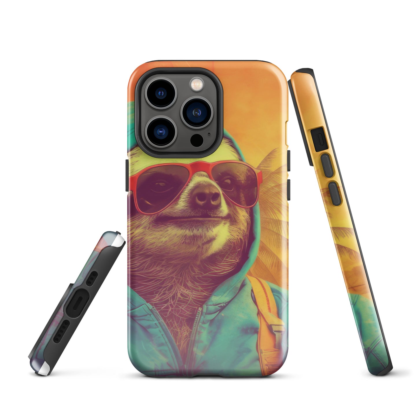 Beach Sloth Tough Case for iPhone®