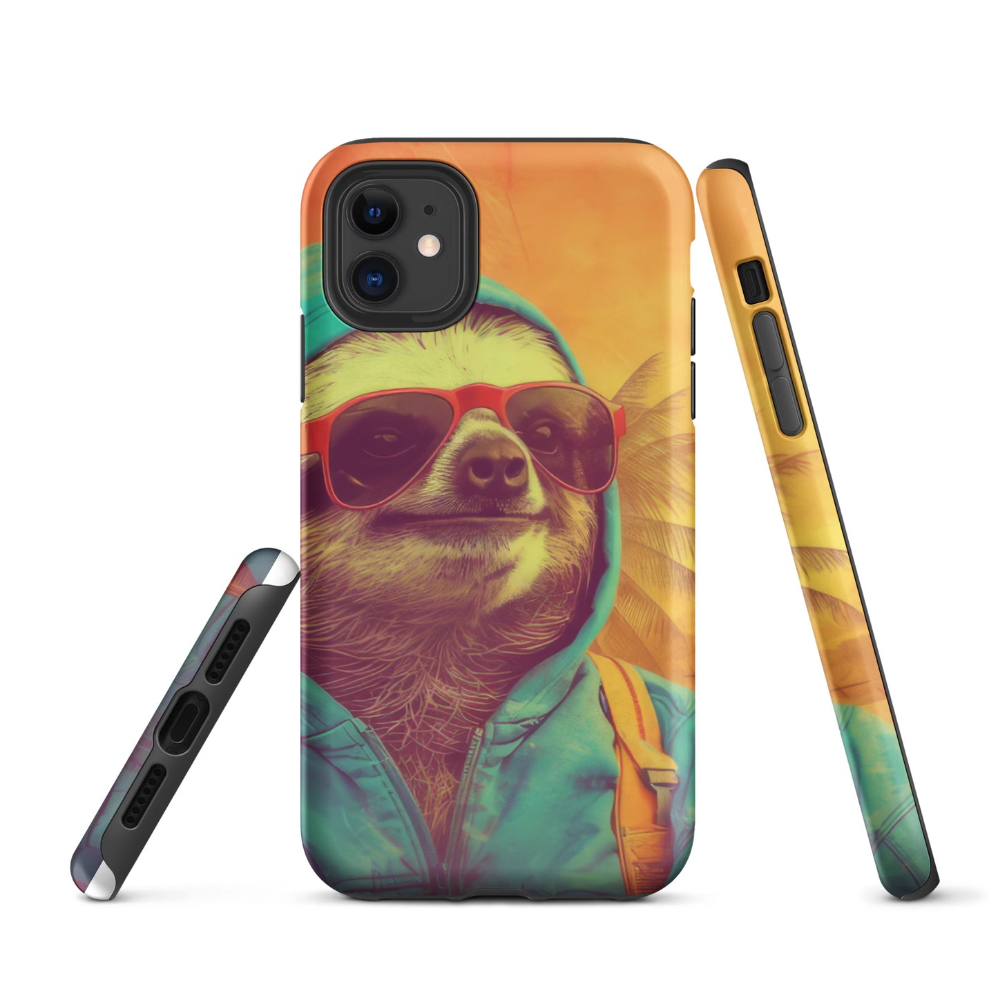 Beach Sloth Tough Case for iPhone®