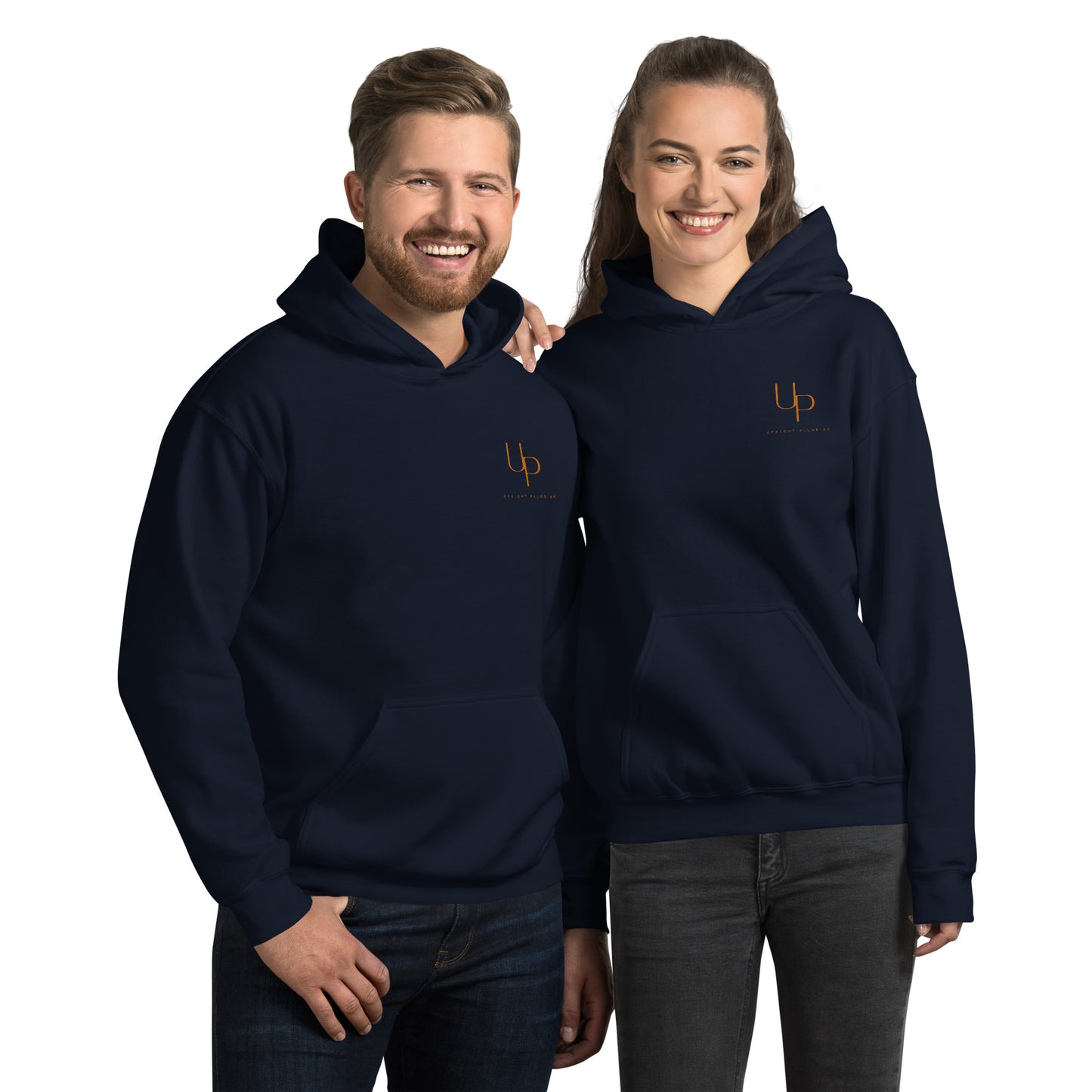 Upright Plumbing Front and Back Print Unisex Hoodie