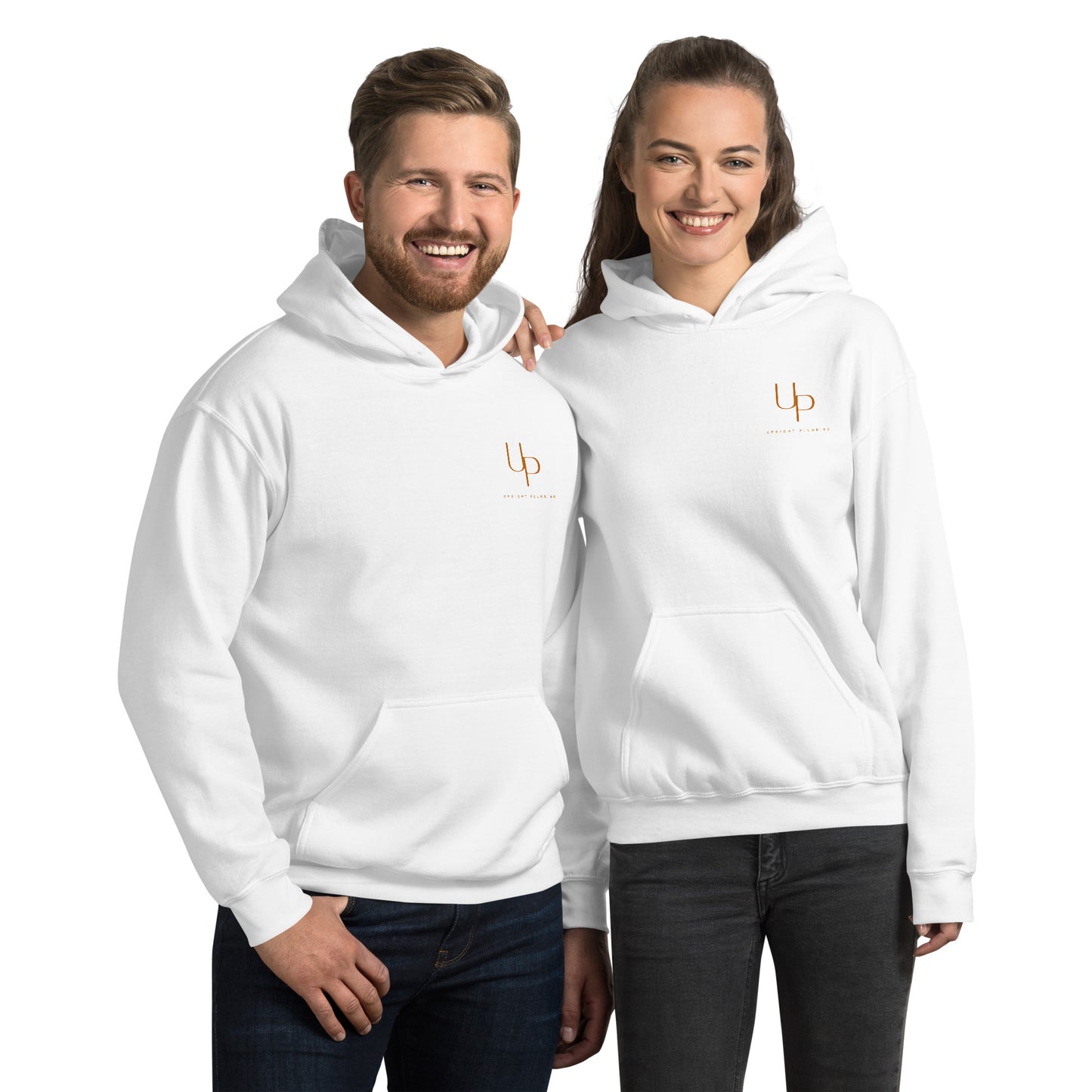 Upright Plumbing Front and Back Print Unisex Hoodie