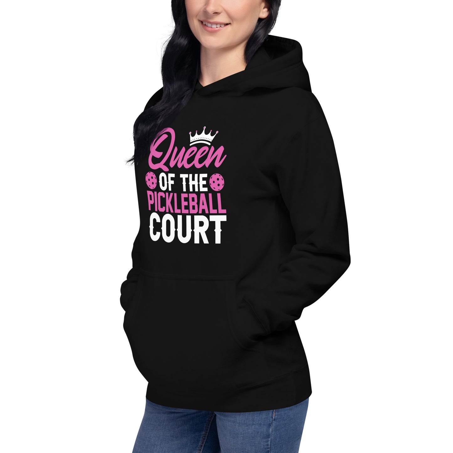 Queen of the Pickleball Court Hoodie