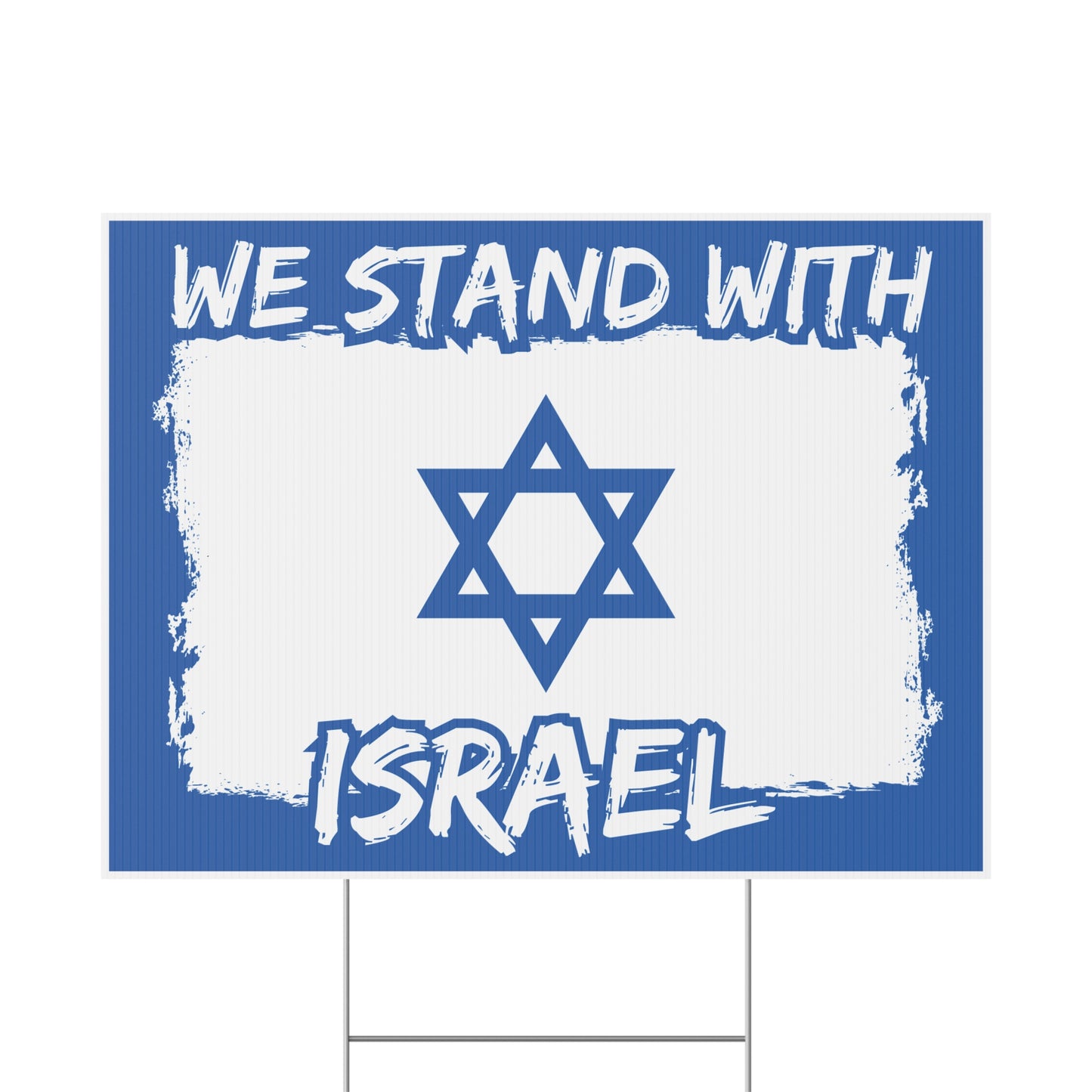 We Stand With Israel Star Of David