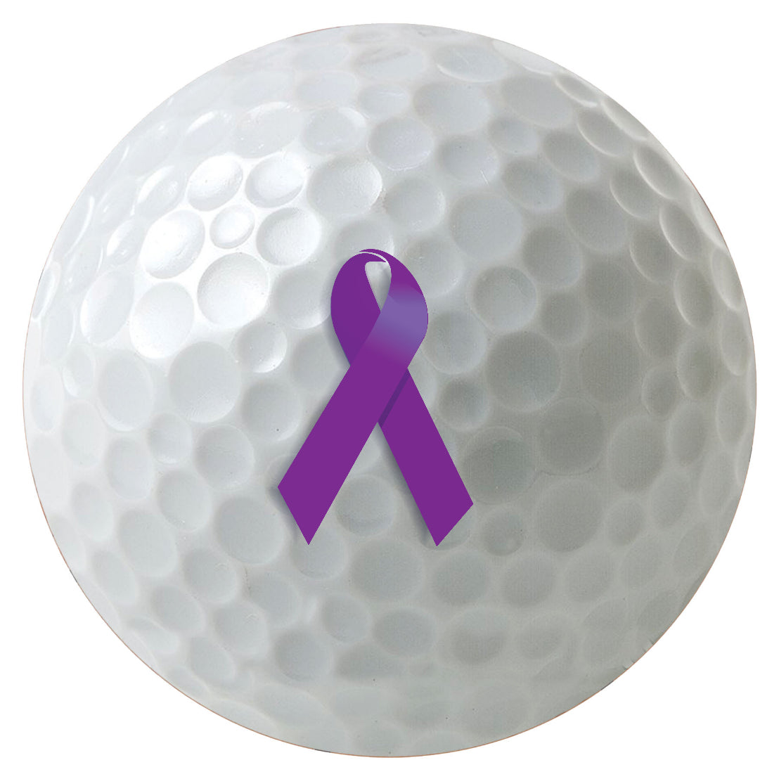 Charity Purple Ribbon Golf Balls