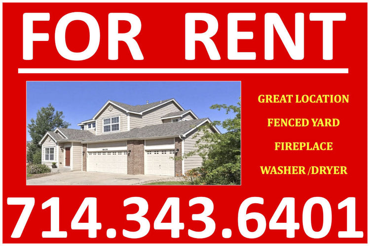 For Rent Signs Leslie