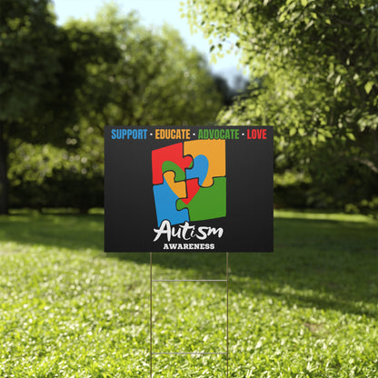 Autism Awareness Yard Sign
