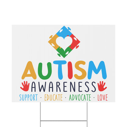 Autism Awareness Yard Sign