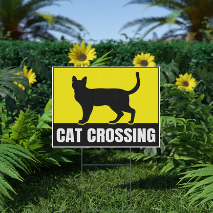 Cat-Crossing-Lawn-Sign
