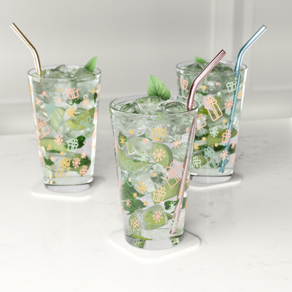 Holiday Gift Boxes Pint Glass