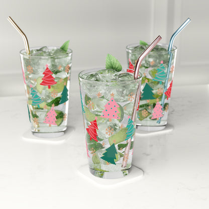 Christmas Trees Pint Glass