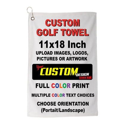 Custom Printed Golf Towel