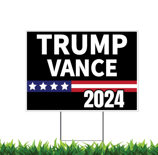 Donald-Trump-Vance-Political-Yard-Sign-Stars-Stripes