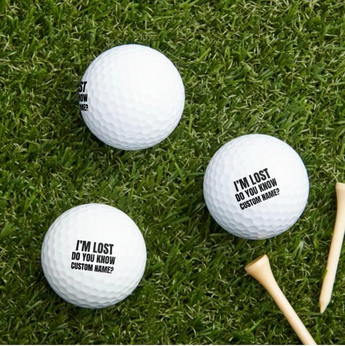 I'm Lost Do You Know Golf Balls with Custom Name