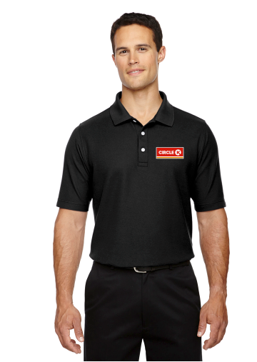 Circle K Lock 2025 Polo Shirt Retro Logo Embroidered