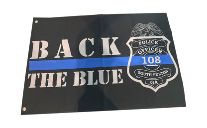 Back The Blue, 36x24 Inch Double Sided Flag