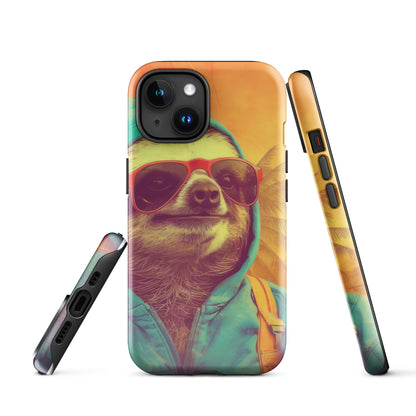 Beach Sloth Iphone Case 15 Pro Mas