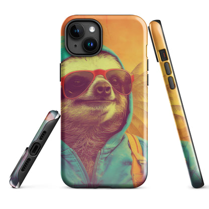 Beach Sloth Iphone Case 14 Pro Max