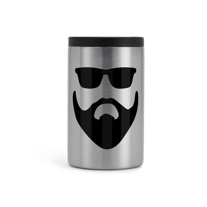 Beard and Sunglasses Can Cooler 12oz Tumbler
